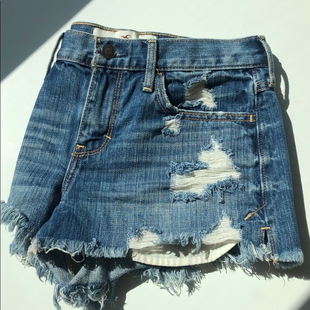 Hollister denim shorts